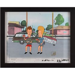 Beavis and Butt-Head production cel from Beavis and Butt-Head