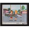 Image 1 : Beavis and Butt-Head production cel from Beavis and Butt-Head