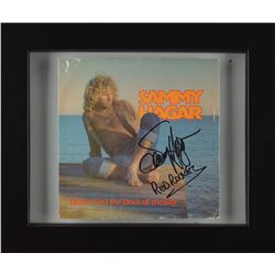 Boston: Sib Hashian's Signed Sammy Hagar 45 RPM Record