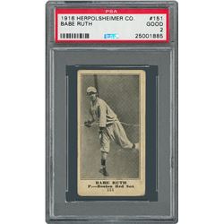 1916 Herpolsheimer Co. #151 Babe Ruth PSA GOOD 2
