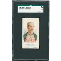 1887 N28 John Clarkson – SGC NM 7