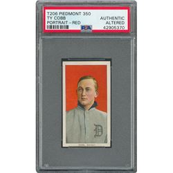 1910 Piedmont T206 Ty Cobb Red Back - PSA AUTHENTIC