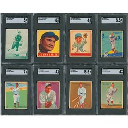 1910-1930s Early Pre War Baseball SGC Graded Lot (16)