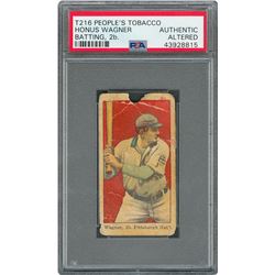 1911 T216 Kotton Honus Wagner Batting 2B - PSA AUTHENTIC