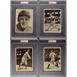 1936 R311 National Chicle Baseball Glossy Premiums Complete Set (27) with Seven PSA Graded