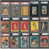 Image 2 : Exceptional Hall of Famer Graded Baseball Cards Collection (44) with Babe Ruth (3) and Mickey Mantle