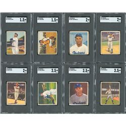 1950 Bowman Complete Set (252) with (8) SGC Graded