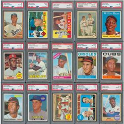1950's-80's Hall of Famer and Star Collection of (500+) with (32) PSA Graded