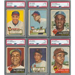 1952-53 Topps Collection with Near 1953 Card Set and (7) PSA Graded