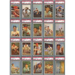 1953 Bowman Color Complete Set (160) with (70) PSA Graded