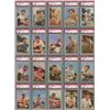 Image 2 : 1953 Bowman Color Complete Set (160) with (70) PSA Graded