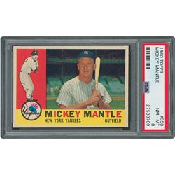 1960 Topps #350 Mickey Mantle - PSA NM-MT 8