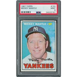 1967 Topps #150 Mickey Mantle - PSA MINT 9
