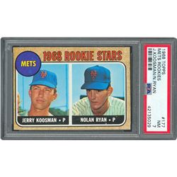 1968 Topps #177 Nolan Ryan Rookie Card - PSA NM 7