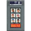 Image 2 : 1968 Topps Plaks Checklist #2 with Aaron, Clemente, Mays, and Rose- PSA AUTHENTIC