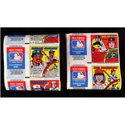 1979 Topps Comics Complete Set of (10) Uncut Strips