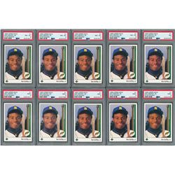 1989 Ken Griffey Jr. Upper Deck Rookie Card PSA Graded Collection (10)