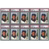 Image 1 : 1989 Ken Griffey Jr. Upper Deck Rookie Card PSA Graded Collection (10)