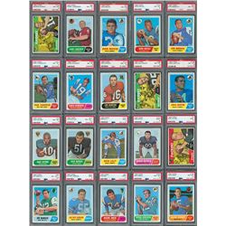 1968 Topps Football High Grade PSA Collection (50)