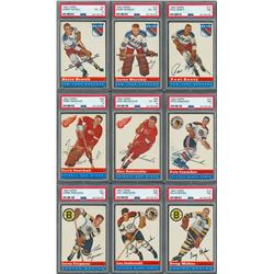 1954 Topps PSA Graded Hockey Card Collection (28)