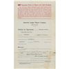 Image 2 : Joe Gedeon 1916 Washington Senators Contract also Signed by Clark Griffith