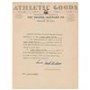 Image 1 : Hack Wilson 1933 Draper-Maynard Baseball Glove Signed Contract