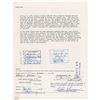 Image 1 : Hank Aaron 1974 Atlanta Braves Signed Player Contract (Breaks Home Run Record)