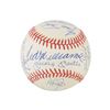 Image 1 : 500 Home Run Club Multi-Signed Ball with 21 Signatures including Mantle and Williams - PSA/DNA