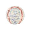 Image 2 : 500 Home Run Club Multi-Signed Ball with 21 Signatures including Mantle and Williams - PSA/DNA