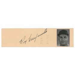 Roy Campanella Signature