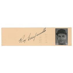 Roy Campanella Signature