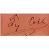 Image 2 : Ty Cobb Signature