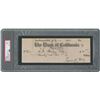 Image 1 : Ty Cobb Signed Check - PSA MINT 9