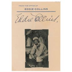 Eddie Collins Signature