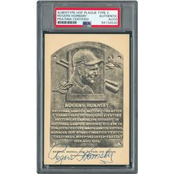 Rogers Hornsby Signed HOF Card - PSA/DNA