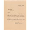 Image 1 : Walter Johnson Typed Letter Signed