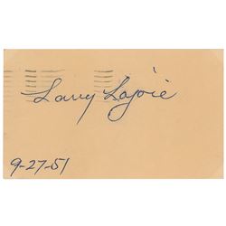 Nap Lajoie Signature