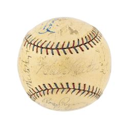 New York Yankees 1928 Signed Baseball