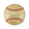 Image 1 : New York Yankees 1938 World Series Champions Team Signed Baseball with Gehrig and DiMaggio