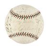 Image 1 : New York Yankees 1936 World Series Champions Team Signed Baseball with Gehrig and DiMaggio