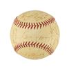 Image 1 : New York Yankees 1939 World Series Champions Team Signed Baseball with Gehrig and DiMaggio