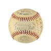 Image 6 : New York Yankees 1939 World Series Champions Team Signed Baseball with Gehrig and DiMaggio