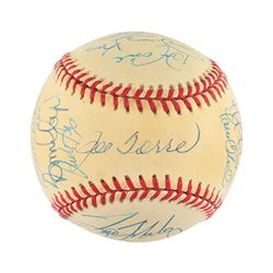 New York Yankees 1996 World Champions Team Signed Baseball with 23 Signatures