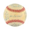 Image 1 : New York Yankees 1996 World Champions Team Signed Baseball with 23 Signatures