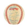 Image 3 : New York Yankees 1996 World Champions Team Signed Baseball with 23 Signatures