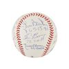 Image 4 : Perfect Game Pitchers Multi-Signed Baseball with 16 Signatures including Koufax and Halladay - PSA/D
