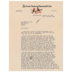 Branch Rickey Typed Letter Signed