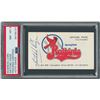 Image 1 : Satchel Paige Signed Baseball Related Business Card - PSA/DNA NM-MT 8
