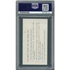 Image 2 : Satchel Paige Signed Baseball Related Business Card - PSA/DNA NM-MT 8
