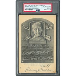 Roderick Wallace Signed HOF Card - PSA/DNA